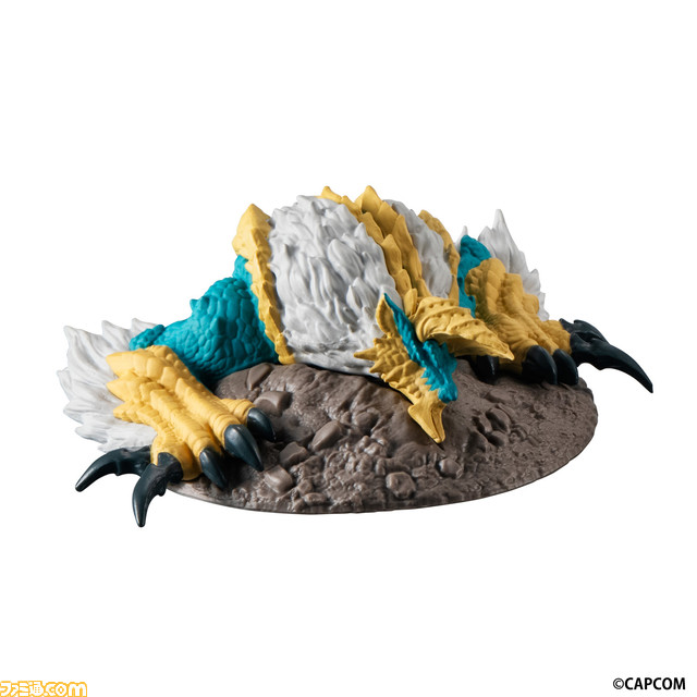 『モンハン』の捕獲シーンを再現。マガイマガドやジンオウガなどの卓上フィギュアが、12月第4週よりカプセルトイ自販機にて発売