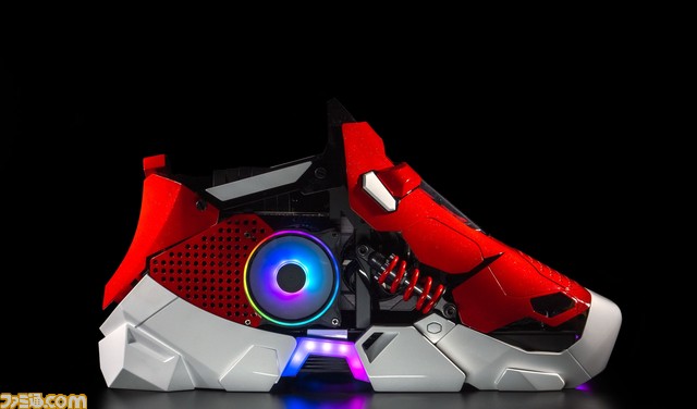 スニーカー型PCケースSneaker Xを採用したオリジナルPCが予約開始。Intel Core 14世代CPUとRTX4060 Tiを標準搭載。税込み価格47万円で発売