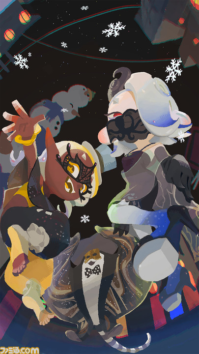 スプラトゥーン3』すりみ連合を描いたイラストが公開。エレガントな ...