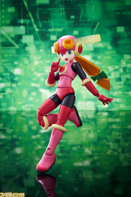 『ロックマンエグゼ』桜井メイルのネットナビ“ロール”が立体化。差し換え可能なパーツやロールアローでバトルシーンを再現可能