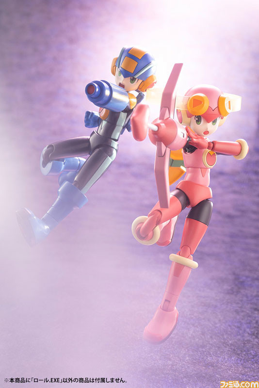 『ロックマンエグゼ』桜井メイルのネットナビ“ロール”が立体化。差し換え可能なパーツやロールアローでバトルシーンを再現可能