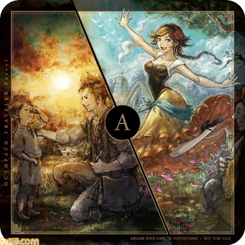 『オクトパストラベラー』呪王のパフェや逢魔のアラビアータが登場。スクエニカフェで2024年1月13日よりコラボフードを展開