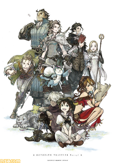 『オクトパストラベラー』呪王のパフェや逢魔のアラビアータが登場。スクエニカフェで2024年1月13日よりコラボフードを展開