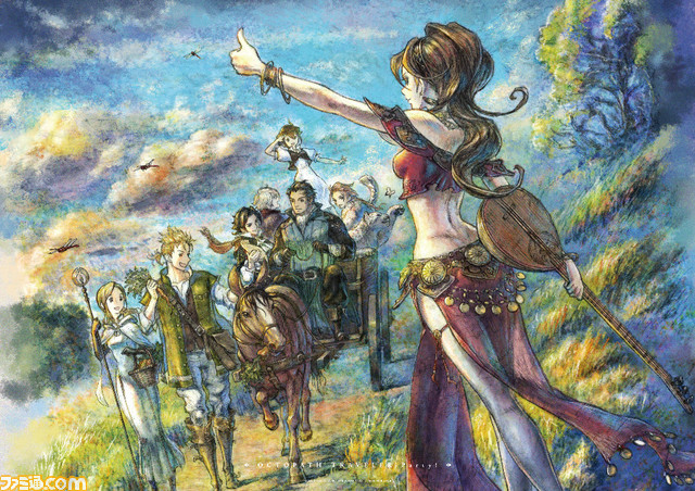 『オクトパストラベラー』呪王のパフェや逢魔のアラビアータが登場。スクエニカフェで2024年1月13日よりコラボフードを展開