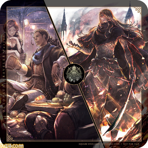 『オクトパストラベラー』呪王のパフェや逢魔のアラビアータが登場。スクエニカフェで2024年1月13日よりコラボフードを展開