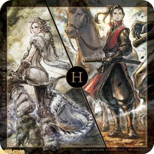 『オクトパストラベラー』呪王のパフェや逢魔のアラビアータが登場。スクエニカフェで2024年1月13日よりコラボフードを展開