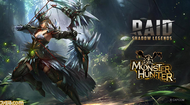 『レイドシャドウレジェンド』×『モンハン』シリーズのコラボが本日（1/9）より開催。リオレウスやジンオウガなどの装備を身に纏った5人のレジェンダリーチャンピオンが登場
