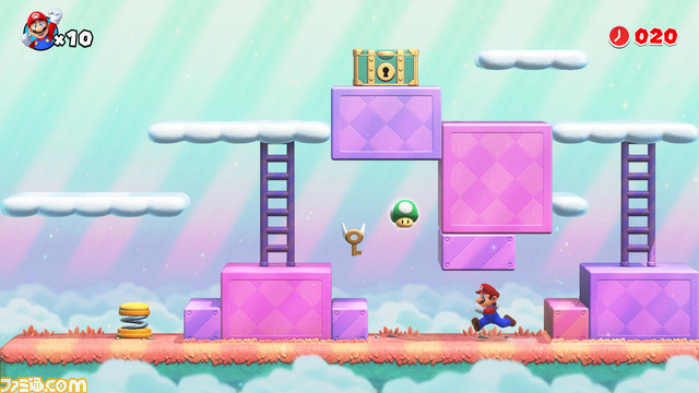 リメイク版『マリオvs.ドンキーコング』2つのワールド追加で総ステージ数は130以上。2人協力プレイ対応、難易度も選択可能に