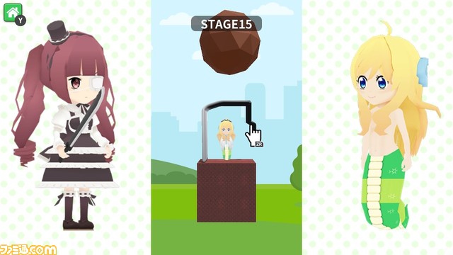 Switch版『救え!邪神ちゃんドロップキック』が1月18日に配信。線を描いて、迫りくる危険から邪神ちゃんを守るカジュアルパズルゲーム