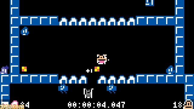 『わわねこのしま』Steamストアページ公開。歯ごたえのある横スクロールアクション。おにぎりを頬張ると周囲や敵のギミックが変わる