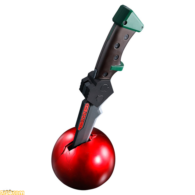 『エヴァ』初号機のプログレッシブナイフが商品化。LED搭載で白く発光すると同時に振動音が発動。『逃げちゃダメだ。』など印象的な台詞を再生可能