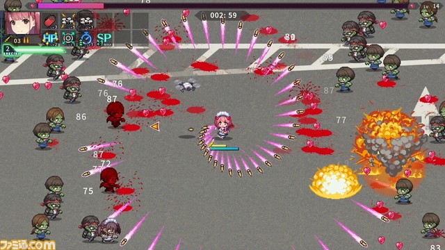 『メイド・オブ・ザ・デッド』Switch版が2月15日に発売。重火器を武装したメイドを操作し、ゾンビを殲滅していく全方位アクションシューティング