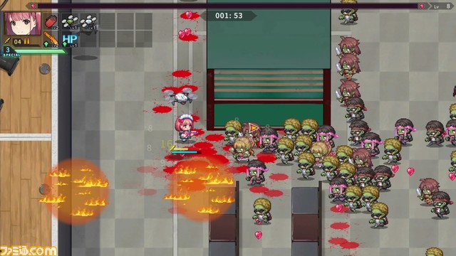 『メイド・オブ・ザ・デッド』Switch版が2月15日に発売。重火器を武装したメイドを操作し、ゾンビを殲滅していく全方位アクションシューティング