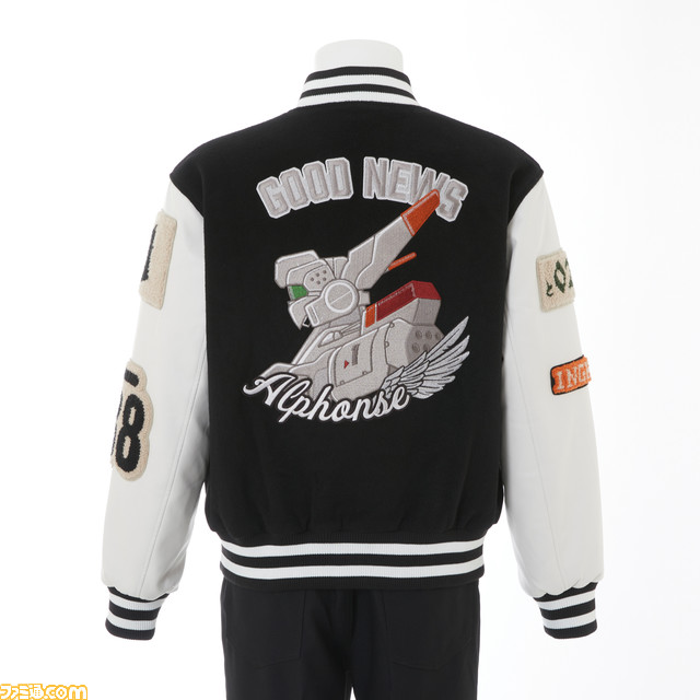 『機動警察パトレイバー』篠原遊馬の私服モチーフのスタジャンが登場。イングラム1号機をイメージした腕時計、長財布とともに予約開始