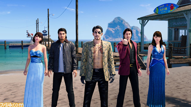 『龍が如く8』桐生、真島、冴島たちがスジモンとなって登場。水着衣装、ドンドコ島の宿泊客セットなどDLC情報が公開