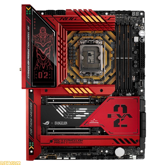『エヴァ』アスカ＆2号機のマザーボードが1月26日発売。ASUSのゲーミングブランドROGとのコラボモデル