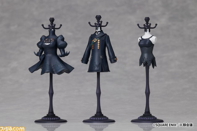 『NieR:Automata Ver1.1a』プライズ新商品が2024年7月下旬より登場。“2B”や“9S”、“A2”の衣装がアクセサリースタンドに。ほか、“ポッド”のドリンクホルダーも