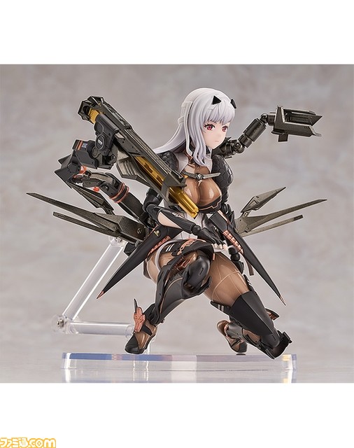 【NIKKE】モダニアの可動フィギュアが予約開始。自由自在に回転できるアームに、武装オプションパーツ付属と男心くすぐられる仕様【ニケ】