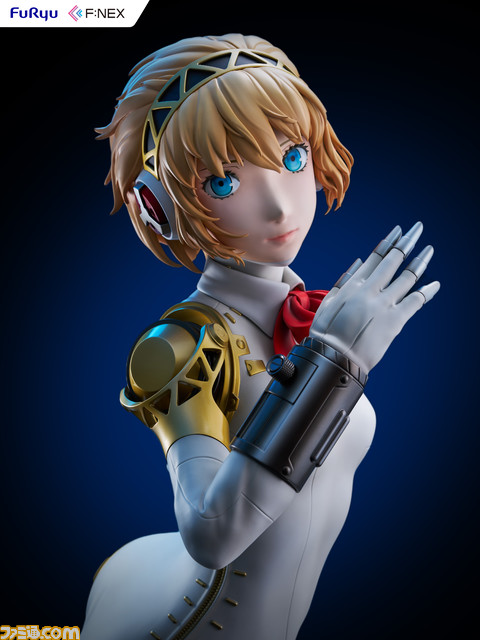 『ペルソナ3』アイギスの胸像フィギュアが予約開始。全高約90cmの実物大。メカニカルな関節部分の再現度に注目