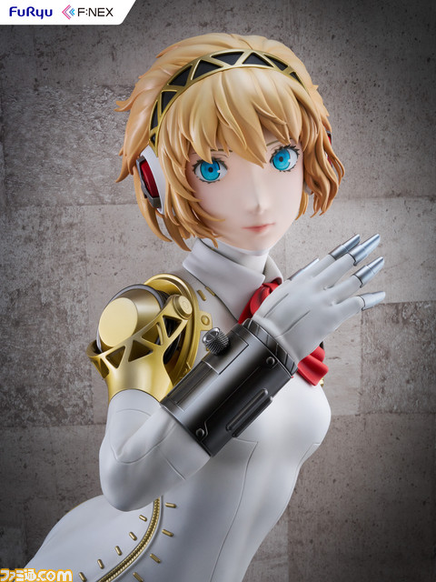 『ペルソナ3』アイギスの胸像フィギュアが予約開始。全高約90cmの実物大。メカニカルな関節部分の再現度に注目
