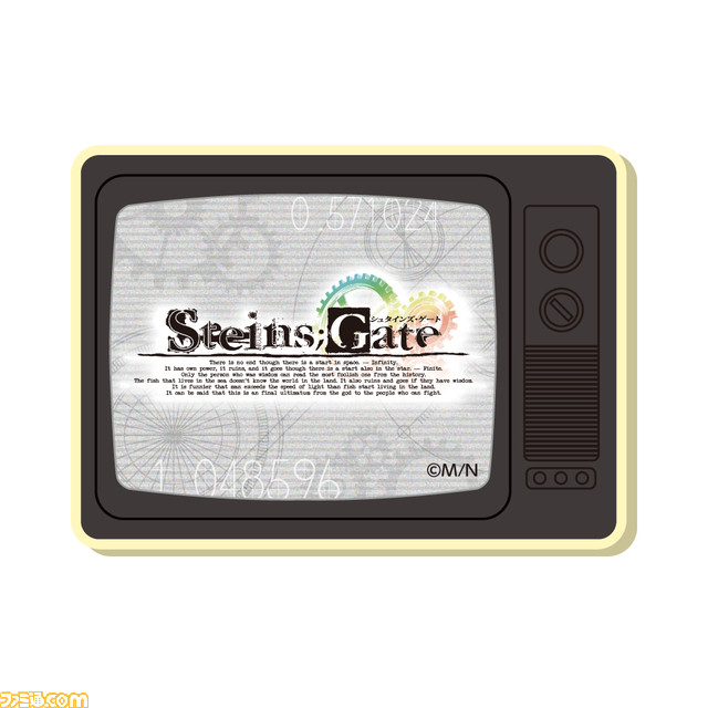 『シュタインズ・ゲート』15周年記念ポップアップストアが2月23日よりGiGO秋葉原5号館で開催。海馬に電極ぶっ刺すTシャツやデフォルメアクスタなどを販売