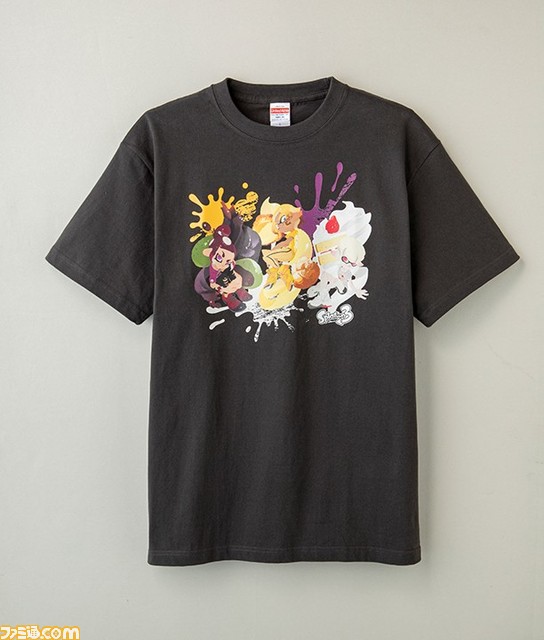 『スプラトゥーン3』キャンペーンがセブンイレブンで2月9日より開催。スイーツフェスのビジュアルがデザインされたTシャツや、コジャケのぬいぐるみマスコットが登場