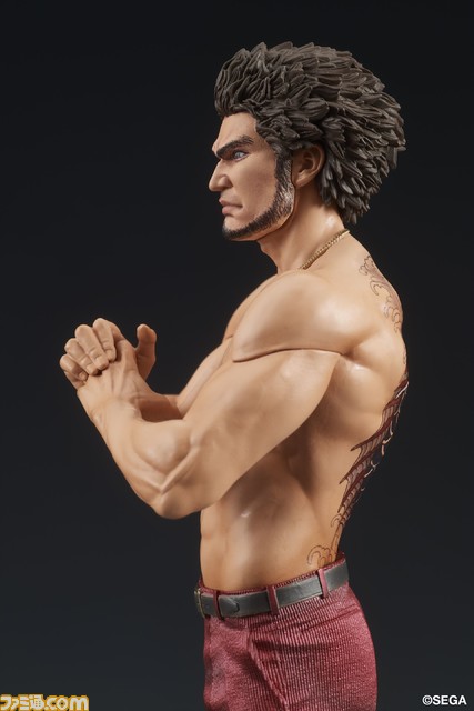 大人気ゲーム『龍が如く』シリーズより、主人公「春日一番」の刺青姿がスタチューフィギュア化！本日より予約開始。