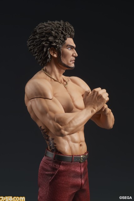 大人気ゲーム『龍が如く』シリーズより、主人公「春日一番」の刺青姿がスタチューフィギュア化！本日より予約開始。