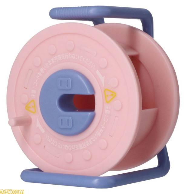 スマホの充電ケーブルなどを小スペースで整頓できる“カプセルコードリール”に新色が登場。ガチャで3月上旬に発売