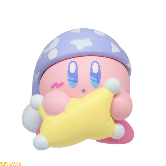 『星のカービィ』おうち時間を楽しむカービィがフィギュア化。レトロポップなデザインで3月下旬よりガチャに登場