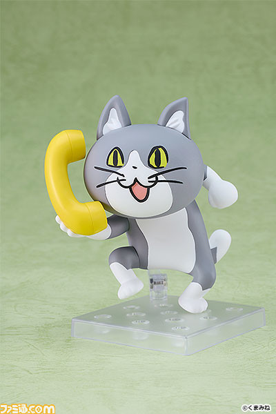 【ヨシ!】仕事猫のねんどろいどが本日(2/9)予約開始。おなじみの指差呼称ポーズでフィギュア化。オプションパーツにはセリフボードが付属