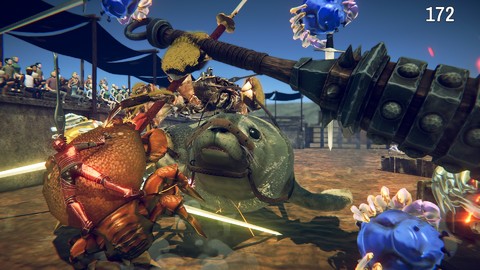 甲殻類対戦アクション『カニノケンカ・ニ』アーリーアクセスがSteamにて本日(2/13)より開始。相手をひっくり返して頂点を目指せ