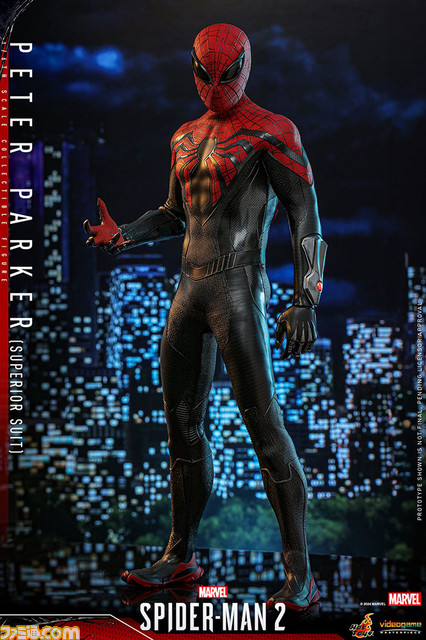 『Marvel's スパイダーマン2』スーペリア・スーツのスパイダーマンがフィギュア化。メタリックなピンサーがクール