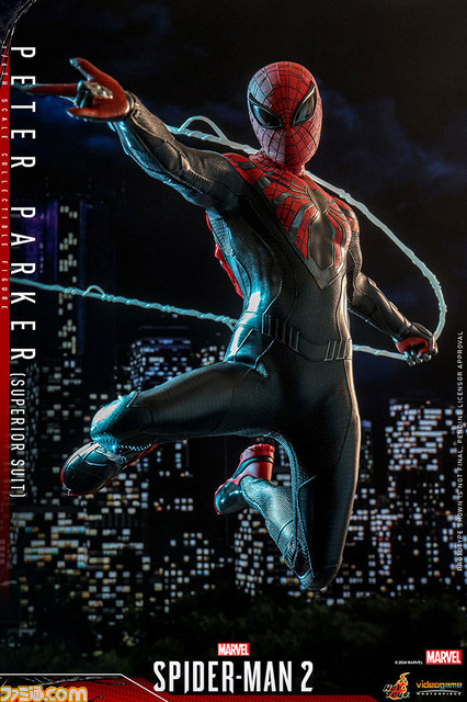 『Marvel's スパイダーマン2』スーペリア・スーツのスパイダーマンがフィギュア化。メタリックなピンサーがクール