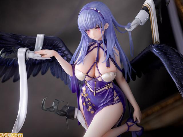 『アズレン』ダイドーが“多感なるBisqueDoll”衣装でスケールフィギュア化。胸元の肉感や深いスリットの入ったドレスから見える脚を再現し、艶やかな仕上がりに