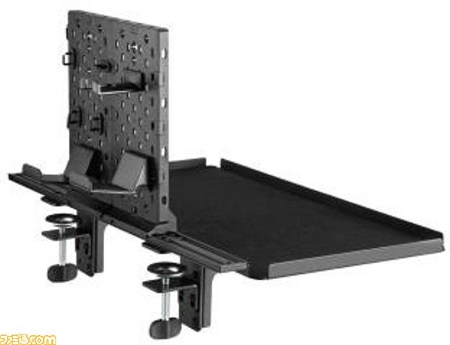 机のスペースを拡張できる“デスクEXスライドパネル”が発売。パソコンも安心して置ける耐荷重に、パネルを用いてゲーミングギアを収納可能