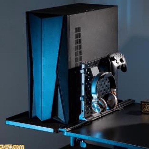 机のスペースを拡張できる“デスクEXスライドパネル”が発売。パソコンも安心して置ける耐荷重に、パネルを用いてゲーミングギアを収納可能