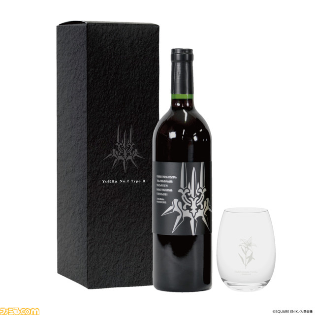 『ニーア オートマタ Ver1.1a』の珠玉の楽曲をじっくり聴かせたワインが2月22日に発売。“月の涙”がデザインされたグラスも付属