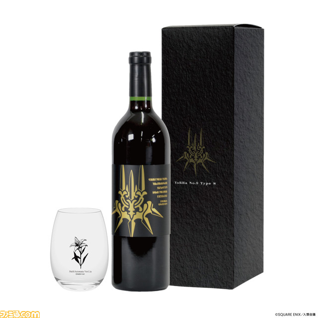『ニーア オートマタ Ver1.1a』の珠玉の楽曲をじっくり聴かせたワインが2月22日に発売。“月の涙”がデザインされたグラスも付属