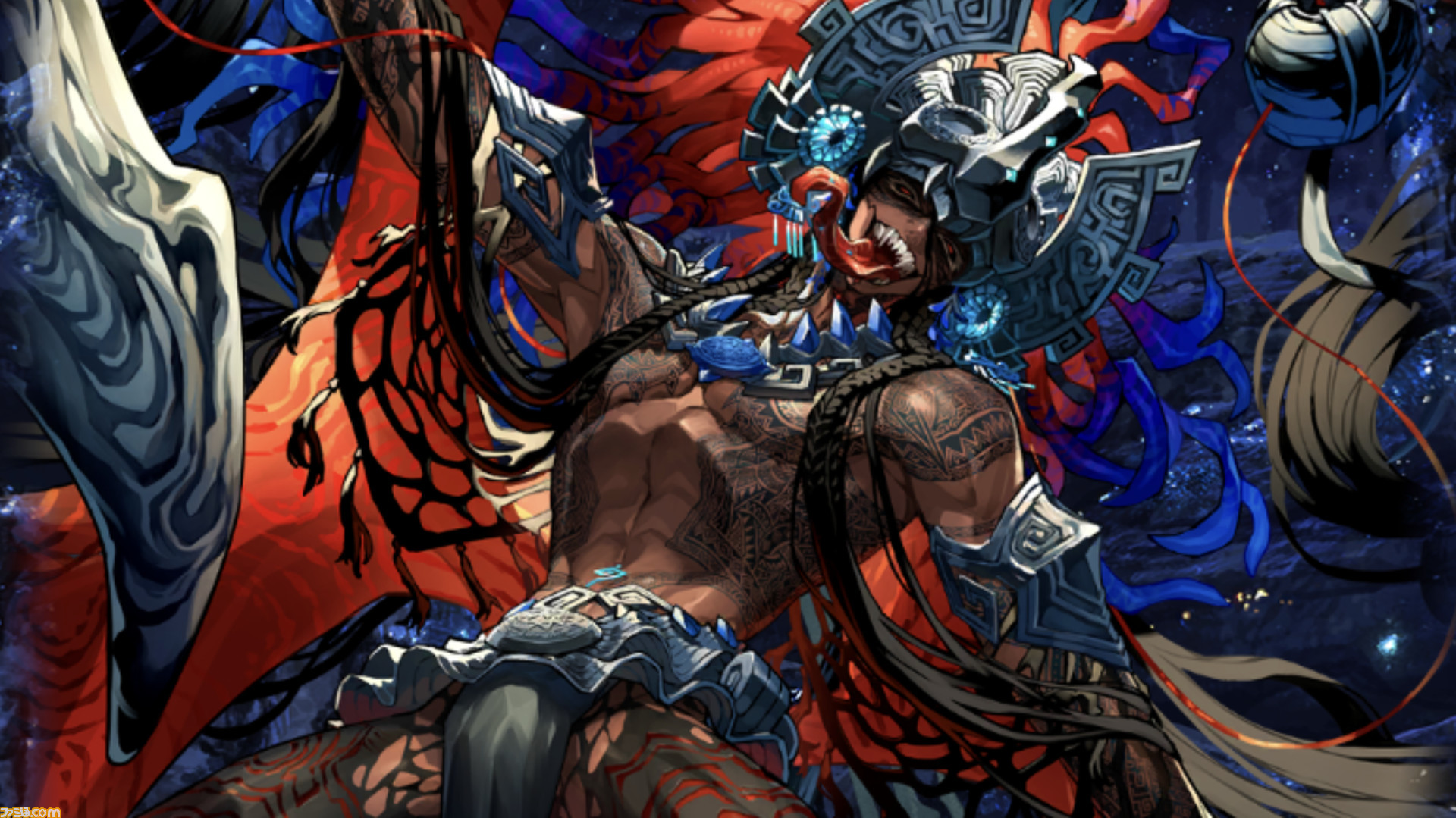 FGO】カマソッソの背面イラストを兔ろうと氏が公開。背中のデザインや