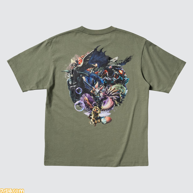 『モンハン』『バイオRE4』『スト2』などカプコン作品のTシャツがユニクロで3/25より発売。これを記念しブラウザゲーム『UT ADVENTURE』公開開始