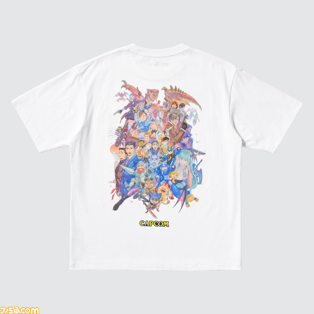 『モンハン』『バイオRE4』『スト2』などカプコン作品のTシャツがユニクロで3/25より発売。これを記念しブラウザゲーム『UT ADVENTURE』公開開始