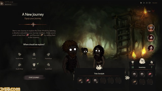 『The Tribe Must Survive』アーリーアクセスがSteamにて開始。暗い石器時代で部族の生き残りを目指すラヴクラフト戦略サバイバルゲーム