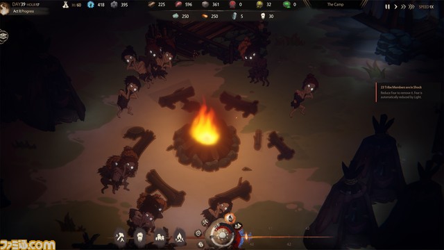 『The Tribe Must Survive』アーリーアクセスがSteamにて開始。暗い石器時代で部族の生き残りを目指すラヴクラフト戦略サバイバルゲーム
