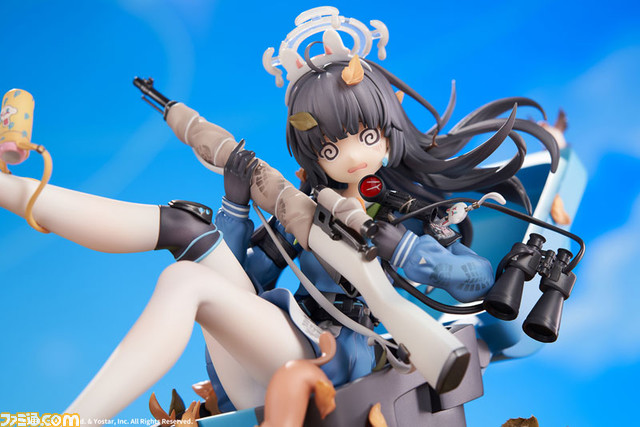 『ブルーアーカイブ』ミユがフィギュア化。EXスキル演出時のゴミ箱に収まる瞬間を再現