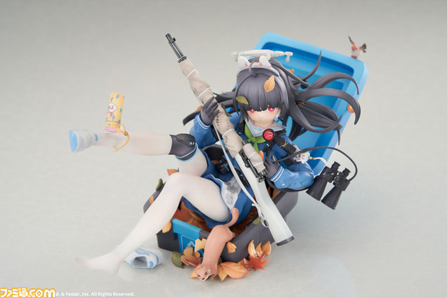 『ブルーアーカイブ』ミユがフィギュア化。EXスキル演出時のゴミ箱に収まる瞬間を再現
