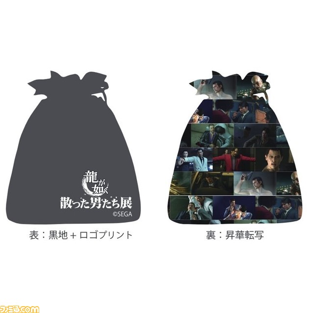 『龍が如く』散った男たち展のグッズ事後通販が開始。位牌風アクリルスタンド、経本風ポストカードブックなどが登場