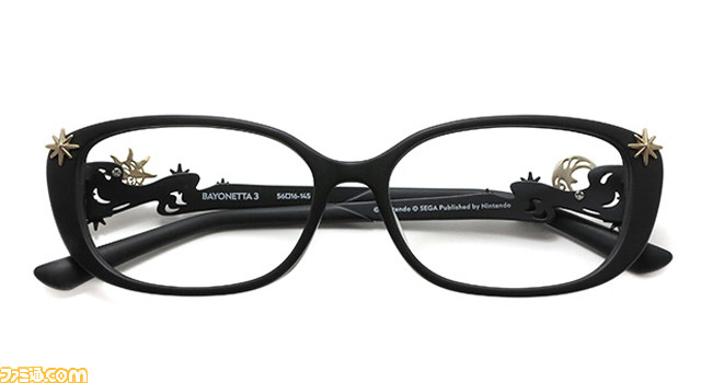 『ベヨネッタ3』ベヨネッタのメガネを再現したメガネフレームが登場。度付きレンズ、度なしレンズを追加注文可能