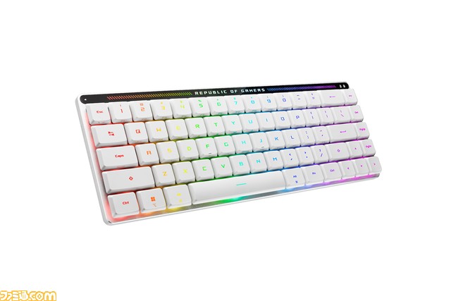 ROG新作ゲーミングキーボード『ROG Falchion RX Low Profile』3月8日発売。ブランド初のロープロファイルスイッチ、トライモード接続機能が搭載