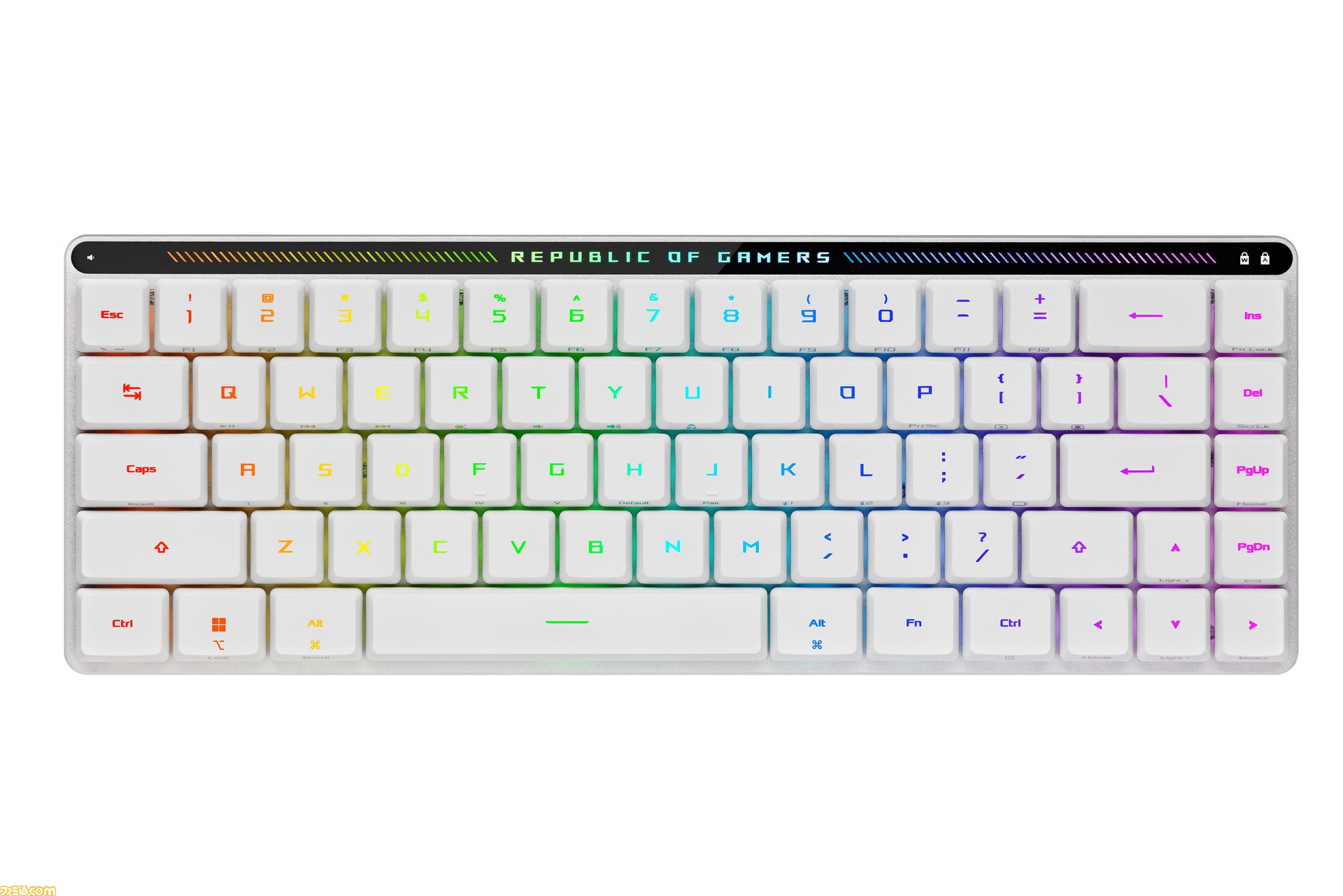 新作ゲーミングキーボード『ROG Falchion RX Low Profile』が3月